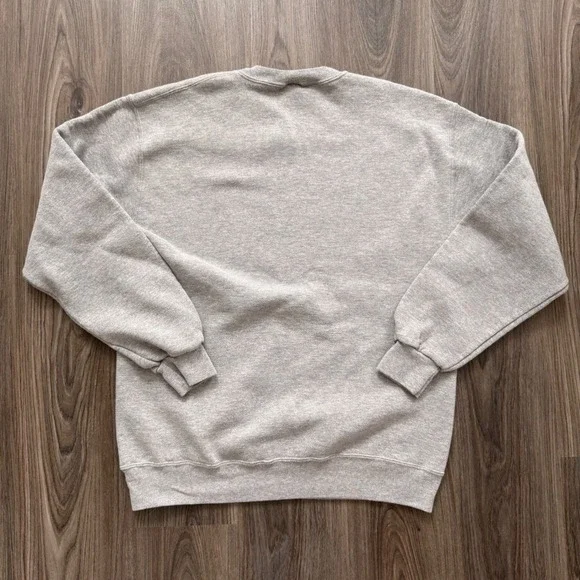 Russell Athletic Dri-Power Crewneck Sweatshirt Mens LT Gray V-Stitch Vintage - Picture 3 of 6
